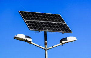 太阳能路灯单元体积小，发光效率高